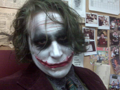 Jodi Byrne Special FX Makeup Artist The Joker from the Dark Knight 